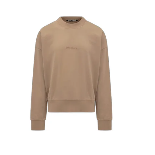 Palm Angels Logo-Printed Crewneck Sweatshirt