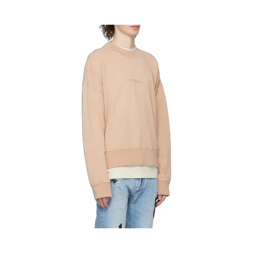 Palm Angels Logo-Printed Crewneck Sweatshirt