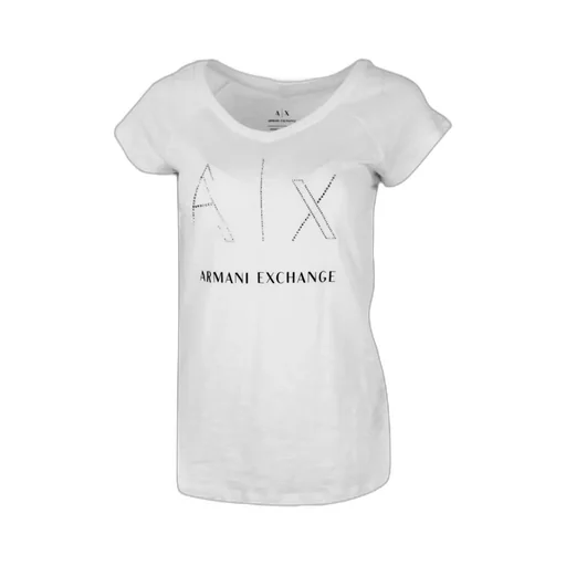 Armani Exchange Embellished V-Neck T-Shirt