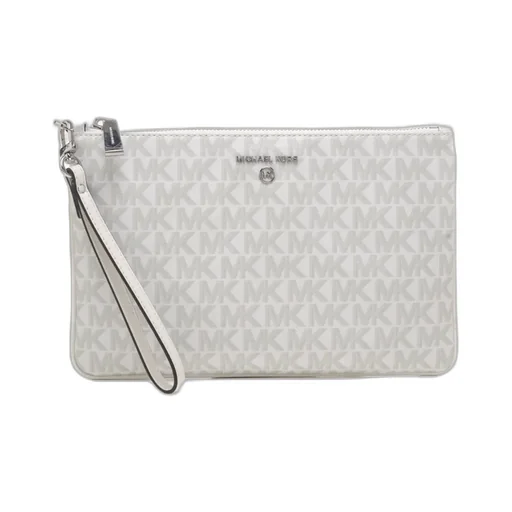 Jet Set Charm Logo-Plaque Wristlet