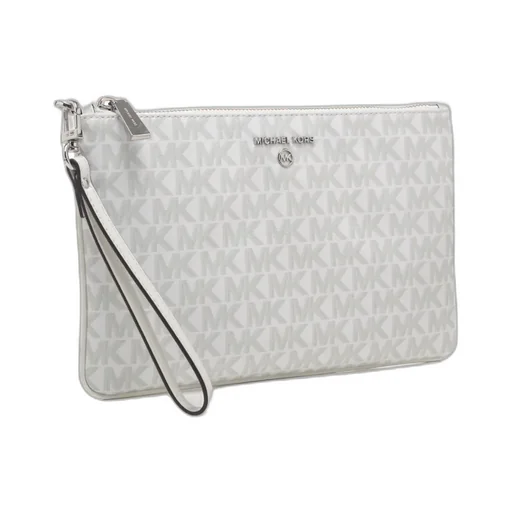 Jet Set Charm Logo-Plaque Wristlet