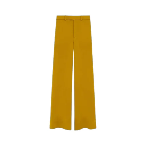 Saint Laurent High Waist Wide Leg Pants