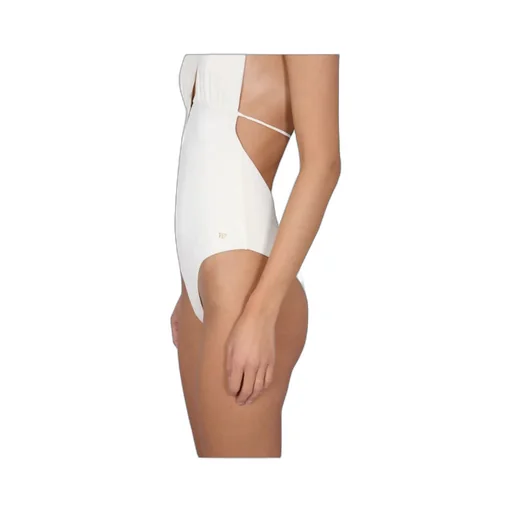 Plunging-V-Neck Swimsuit