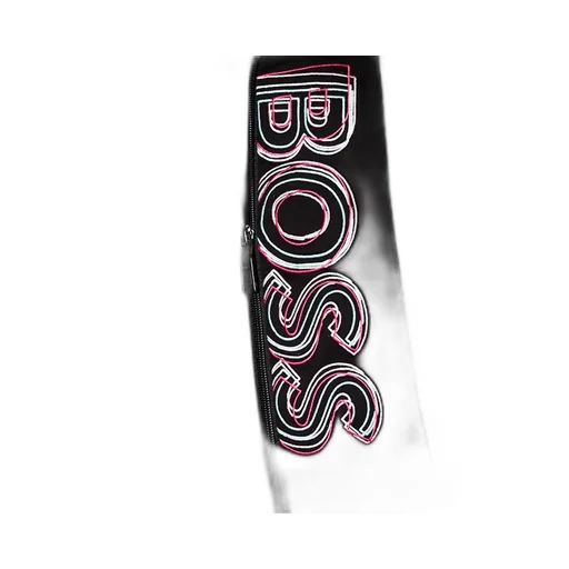 Logo Zipper Hooded Casual Coat