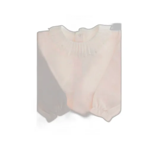 Ruffle-Detail Long-Sleeve Pyjama