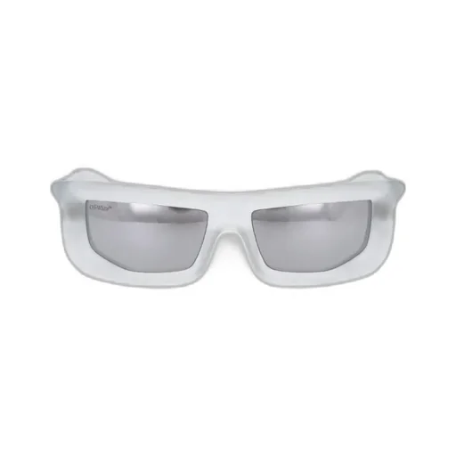 Off-White Rectangular Frame Sunglasses