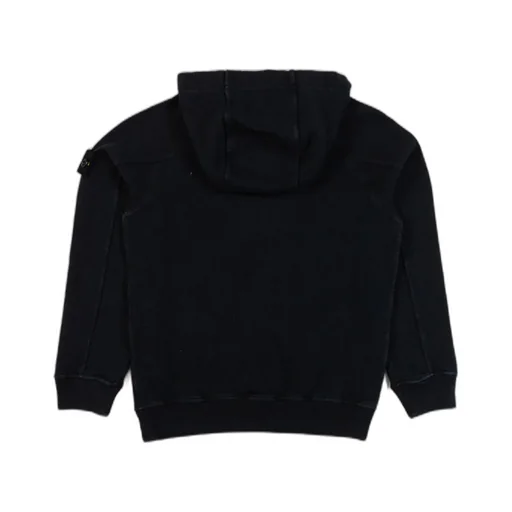 Stone Island Junior Logo Patch Long-Sleeved Hoodie