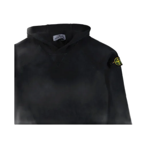 Stone Island Junior Logo Patch Long-Sleeved Hoodie