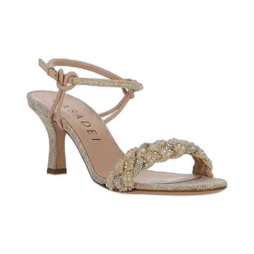 Casadei Astro Embellished Open Toe Sandals