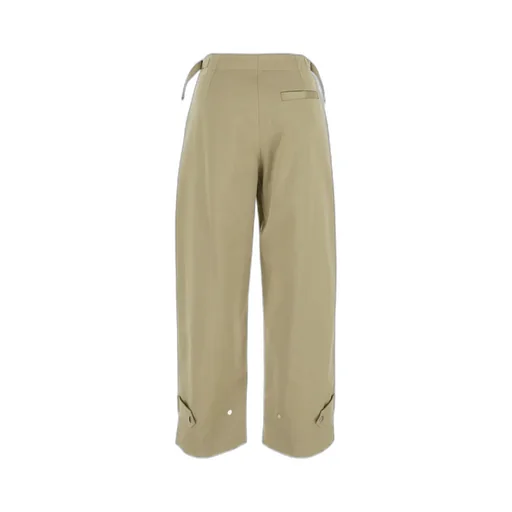 Burberry Straight-Leg Buckle-Waist Trousers