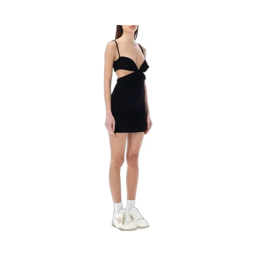 Off-White Cut-Out Sleeveless Mini Dress