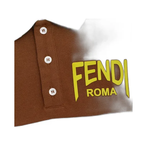 Fendi Kids Logo Printed Polo Shirt