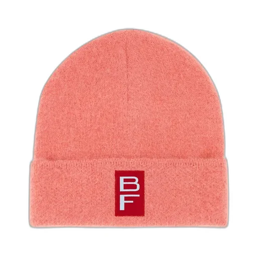 By Far Logo Patch Ribbed Beanie