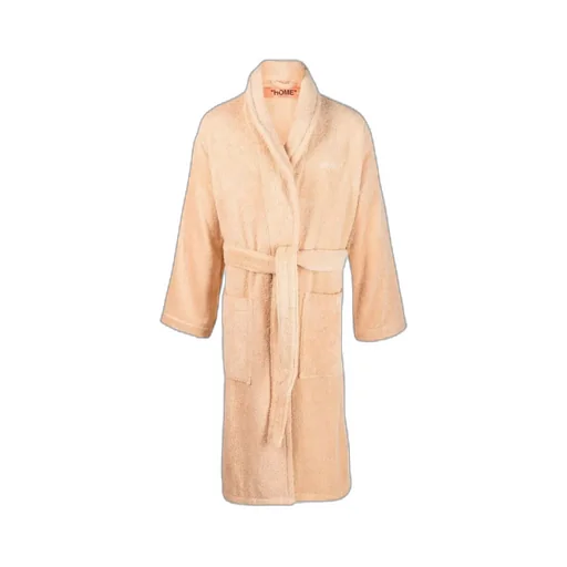 Off-White Belted Long-Sleeved Bathrobe