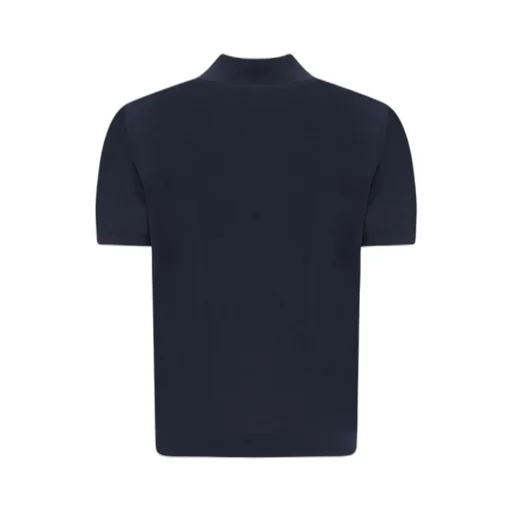 Fine-Knit Cotton Polo Shirt