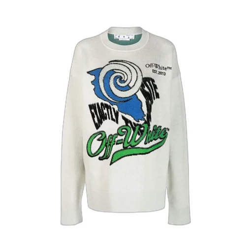 Intarsia-Logo Jumper