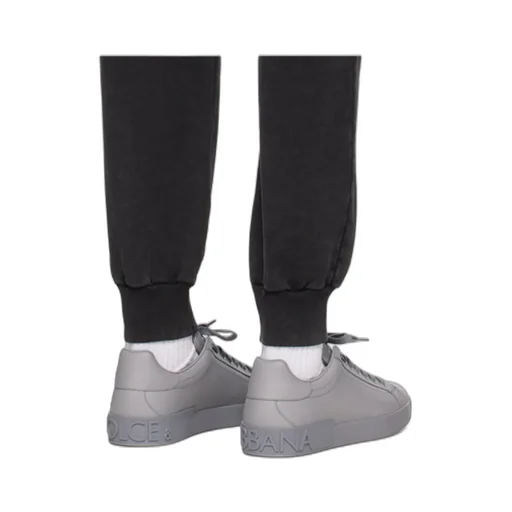 Embroidered Logo Tapered Track Pants