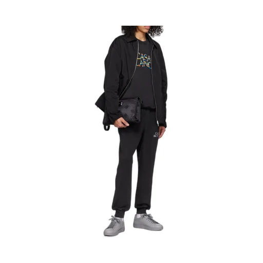 Embroidered Logo Tapered Track Pants