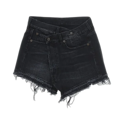 Cross-Designed Denim Shorts