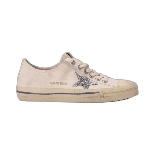 Golden Goose Deluxe Brand V-Star Glittered Sneakers