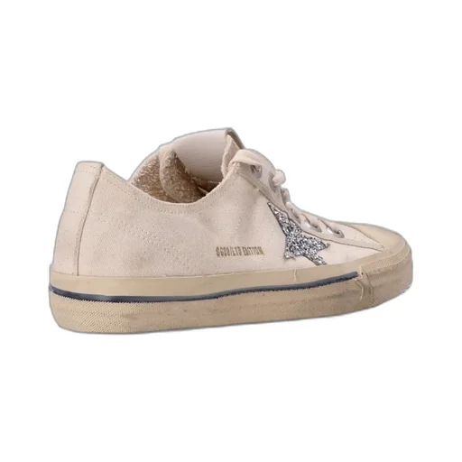 Golden Goose Deluxe Brand V-Star Glittered Sneakers