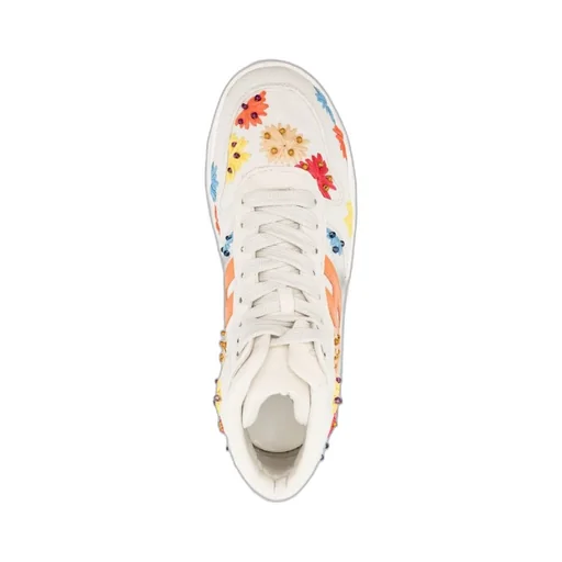 Hogan H630 Embroidered High-Top Sneackers