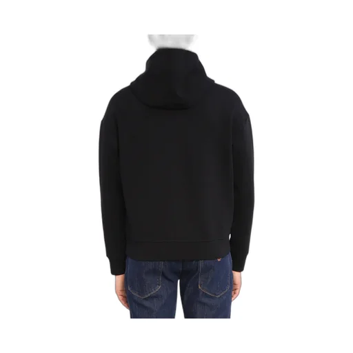 Sequin-Embellished Drawstring Hoodie