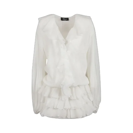 Ruffle Trim Blouse