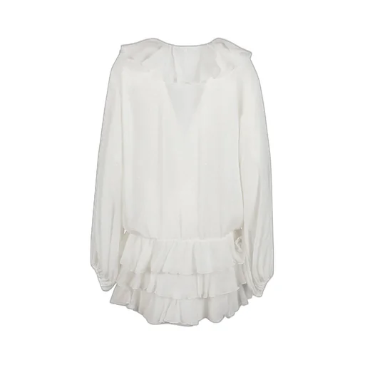 Ruffle Trim Blouse