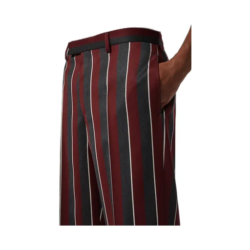 Formal Striped Trousers