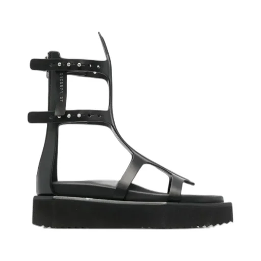 Rick Owens Turbo Cyclops Zipped Spartan Sandals