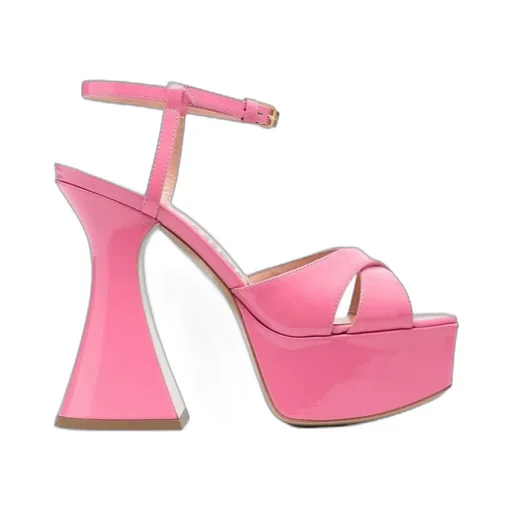 Moschino Crossover Strapped Platform Sandals
