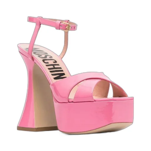 Moschino Crossover Strapped Platform Sandals