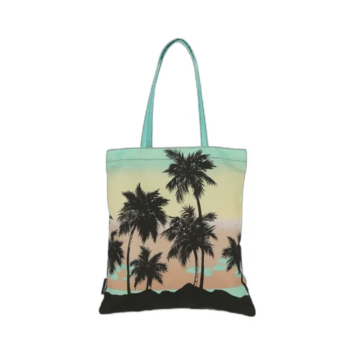 Green Sunset Tote Bag