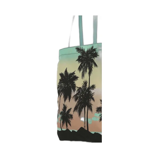 Green Sunset Tote Bag