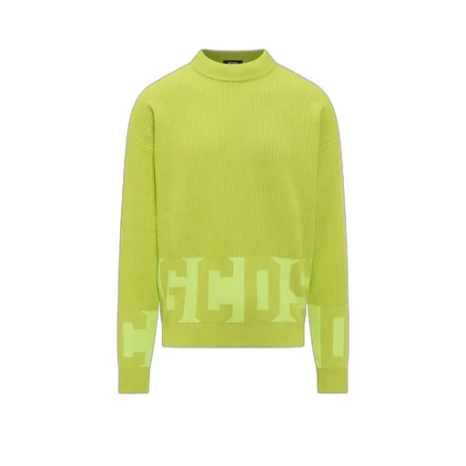 Gcds Logo Intarsia Low Band Sweater