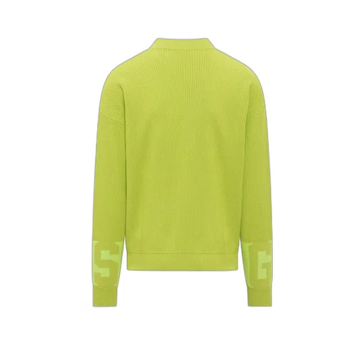 Gcds Logo Intarsia Low Band Sweater