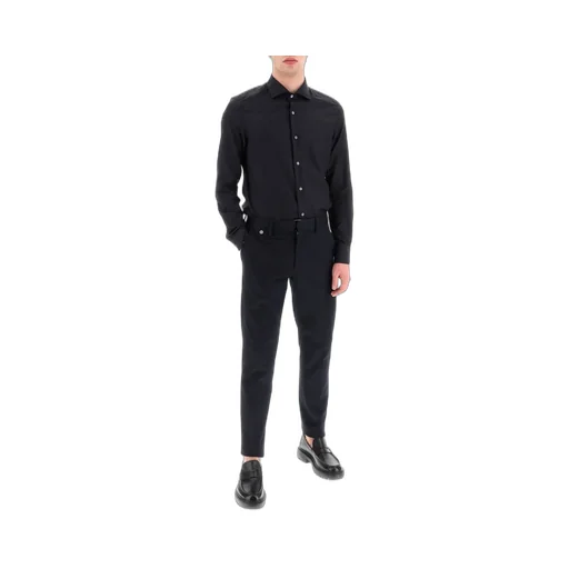Embossed-Pattern Shirt