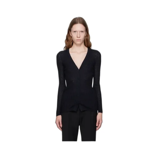 Ribbed-Knit Cardigan