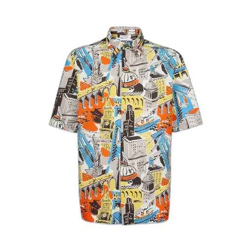 Graphic-Print Short-Sleeved Shirt