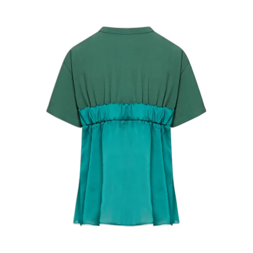 Sacai Panelled Jersey T-Shirt