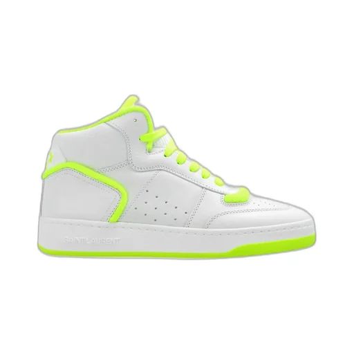Saint Laurent Sl/80 Mid-Top Sneakers