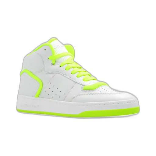 Saint Laurent Sl/80 Mid-Top Sneakers