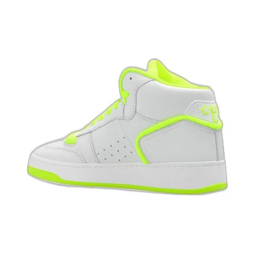 Saint Laurent Sl/80 Mid-Top Sneakers