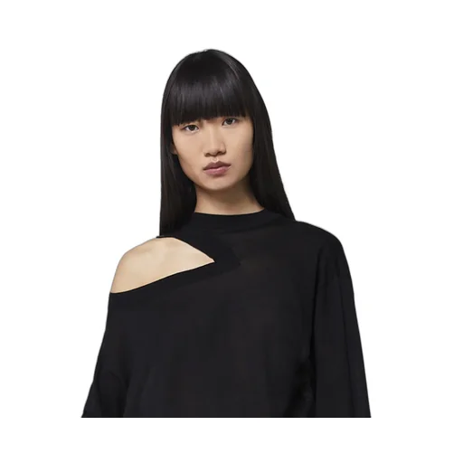 Stella Mccartney Cut Out-Detail Crewneck Knitted Top