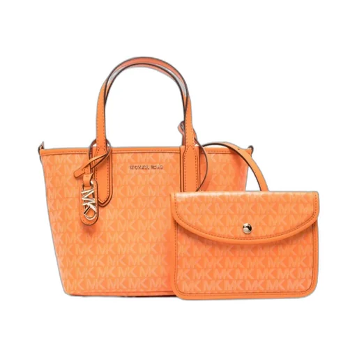 Michael Michael Kors All-Over Logo Printed Small Tote Bag