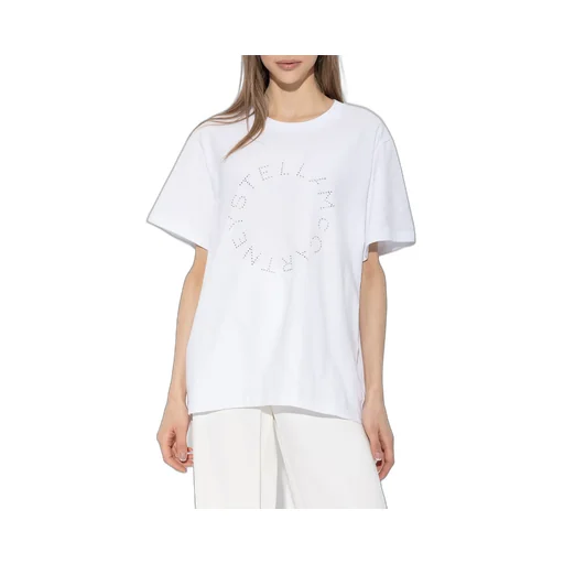 Stella Mccartney Logo Embellished Crewneck T-Shirt