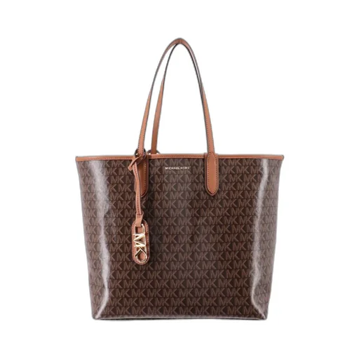 Michael Michael Kors Eliza All-Over Logo Printed Large Tote Bag