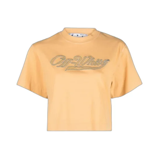 Logo-Embroidered Cropped T-Shirt
