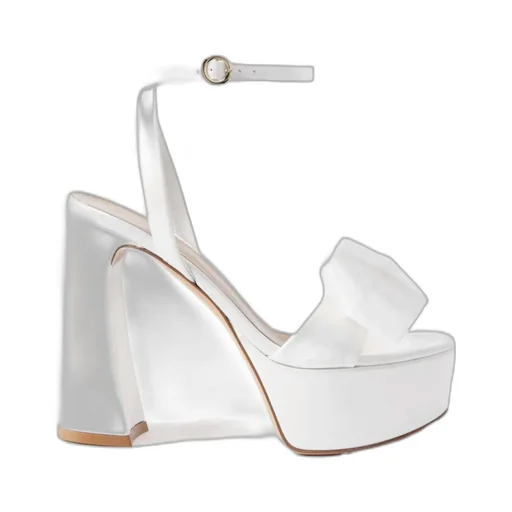 Bow Tie High-Heeled Sandals
